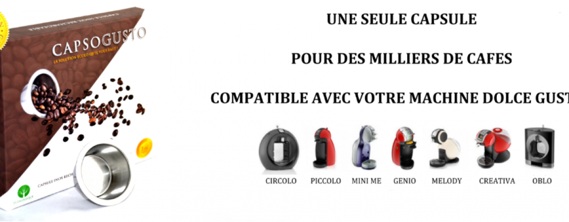 Capsule café Dolce Gusto réutilisable en inox